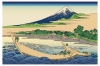 富嶽三十六景　東海道江尻田子の浦略図