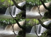 お～いお茶で有名な鍋ヶ滝の晴れvr豪雨vr